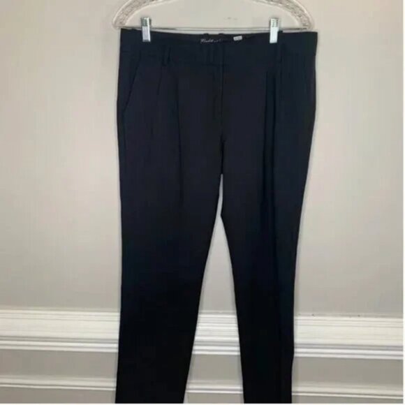 Elizabeth and James Black Wool Blend Pleated Front Dress Pants Size 6 - Picture 8 of 11